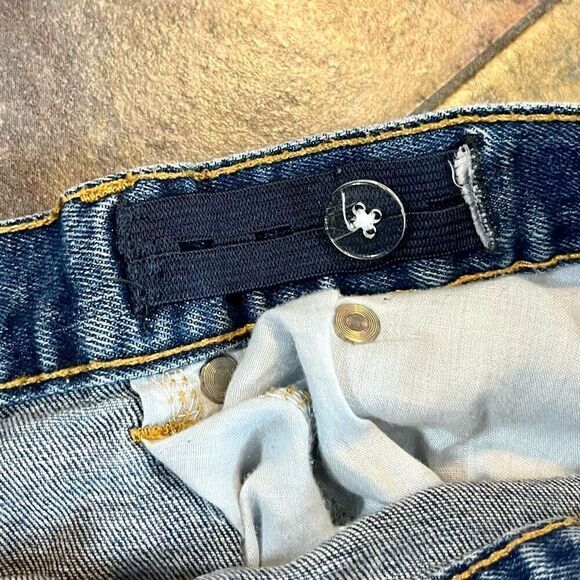 Wonder Nation Boys Blue Denim Adjustable Jeans 14R - Picture 8 of 9